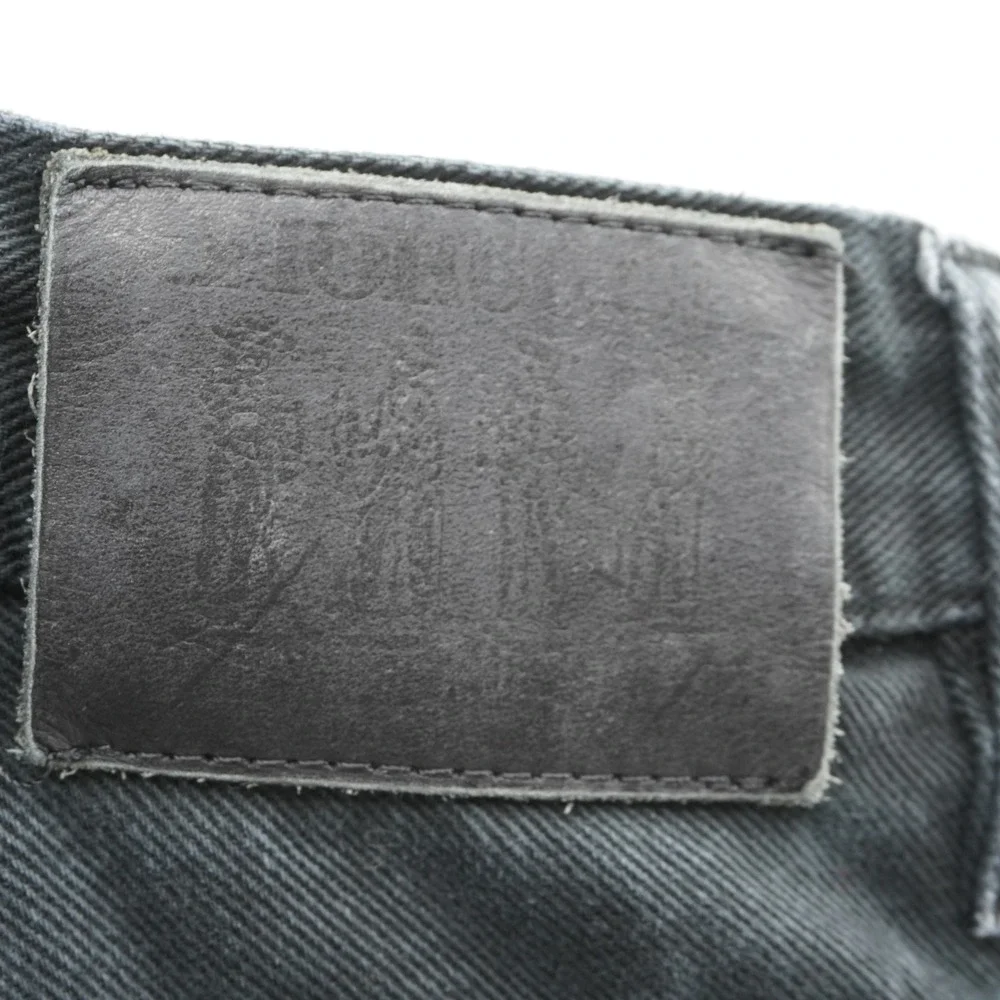 Fiorucci Safety Jeans Black Angel Patch Carpenter Jeans Made in Italy‎ 30x25